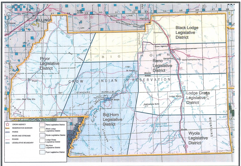 Crow Legislators Legislative Districts